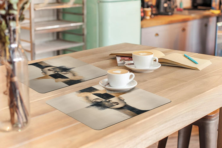 KitchenYeah© Platzsets Abwaschbar 6-Teilig 45x30 cm Tischsets Platzdeckchen Platzset Unterlage Tisch