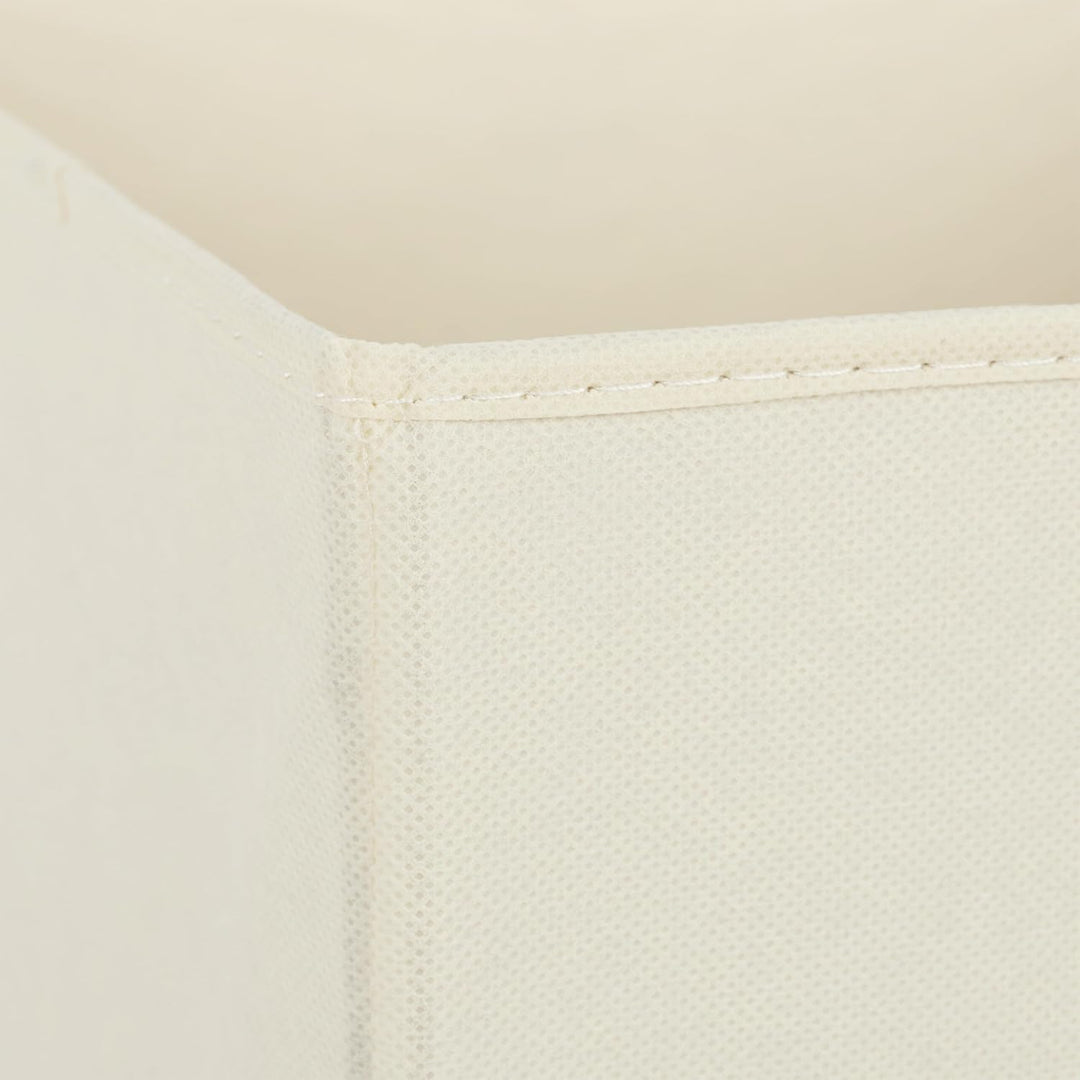 Relaxdays Aufbewahrungsbox 4er Set, Faltbare Regalboxen, HxBxT: 30x30x30 cm, mit Griffen, Faltboxen