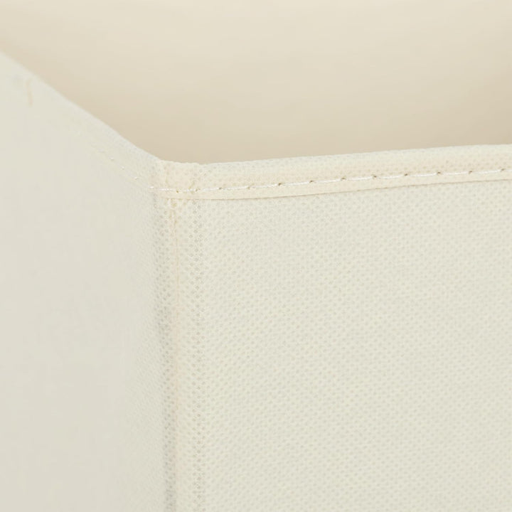 Relaxdays Aufbewahrungsbox 4er Set, Faltbare Regalboxen, HxBxT: 30x30x30 cm, mit Griffen, Faltboxen