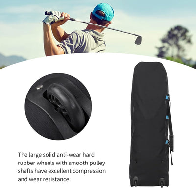 VGEBY Golf Travel Package Set Golf Reisetasche mit Rollen Faltbare 600D Oxford Golf Aviation Bag Clu