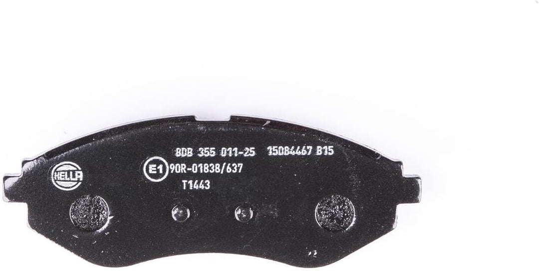 HELLA PAGID 8DB 355 011-251 Bremsbelagsatz - T1443 - Dicke/Stärke: 17.8mm - Bremssystem: Akebono - n