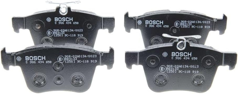 Bosch BP1503 Bremsbeläge - Hinterachse - ECE-R90 Zertifizierung - vier Bremsbeläge pro Set Single, S