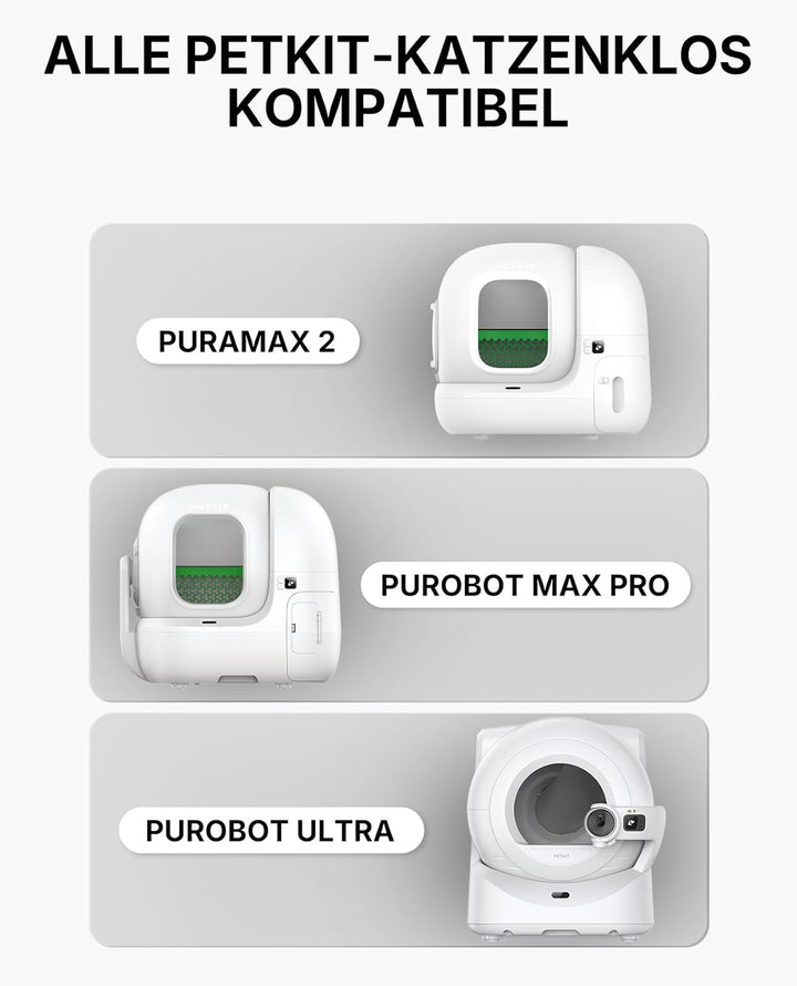 PETKIT Klumpende Katzenstreu Pflanzenbasiert, 100% Natürlich, Staubfrei, Geruchsneutralisierend, Bio