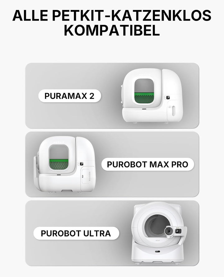 PETKIT Klumpende Katzenstreu Pflanzenbasiert, 9,6kg,100% Natürlich, Staubfrei, Geruchsneutralisieren