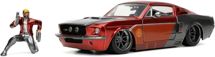 Jada Toys Marvel Star Lord 1967 Ford Mustang 1:24 Spielzeugauto Modellauto