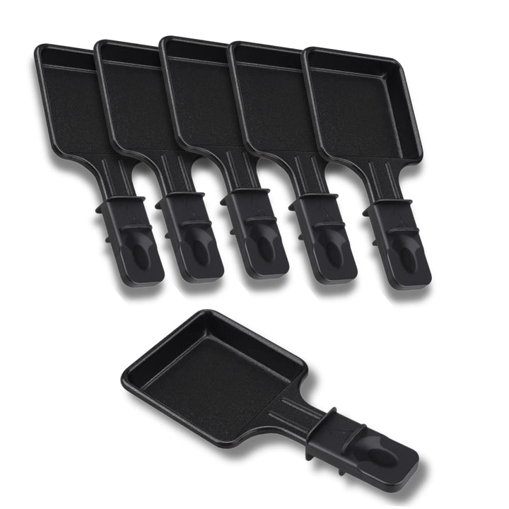 SOS ACCESSOIRE Raclette-Pfannen, antihaftbeschichtet, 1 bis 12 Stück, quadratisch, kompatibel mit Te