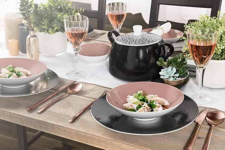 Seltmann Weiden 001.745457 Pasta-/Suppenteller, 23 cm, Türkis Green Chic 1 Stück (1er Pack), Green C