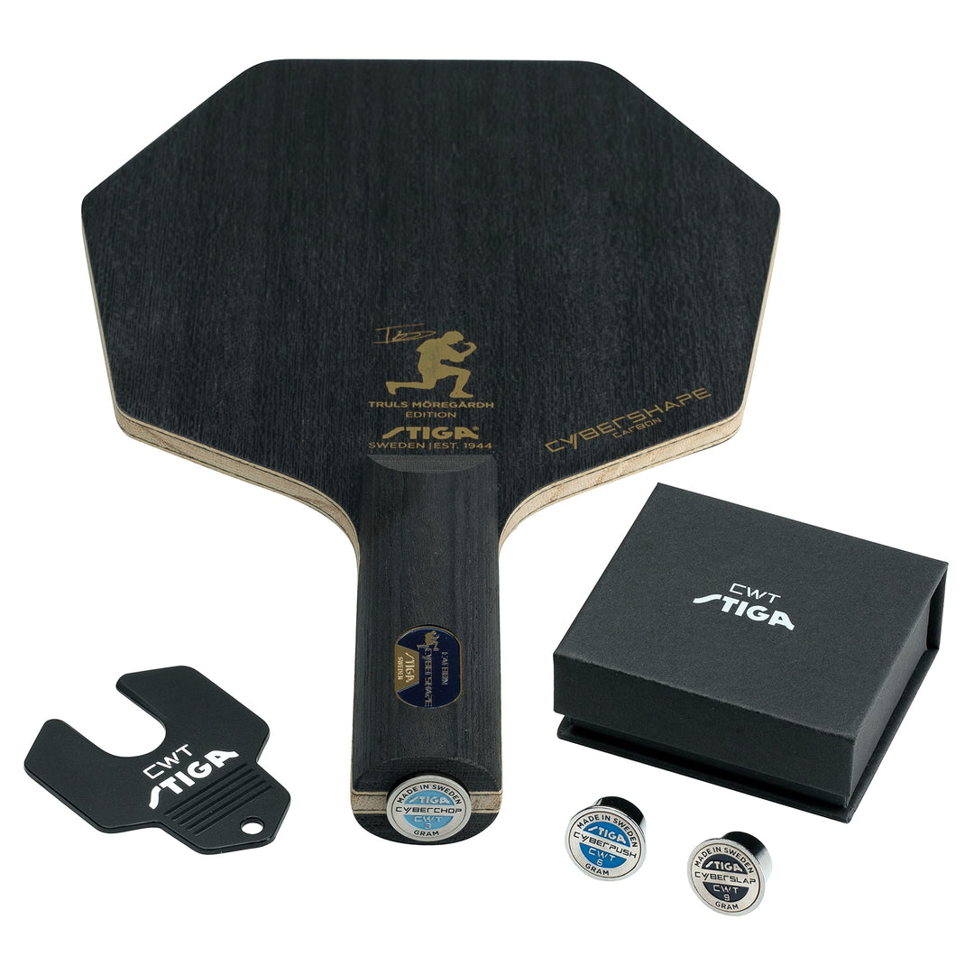 Stiga Tischtennisholz Cybershape Carbon CWT Truls Edition Classic Gerade, Classic Gerade