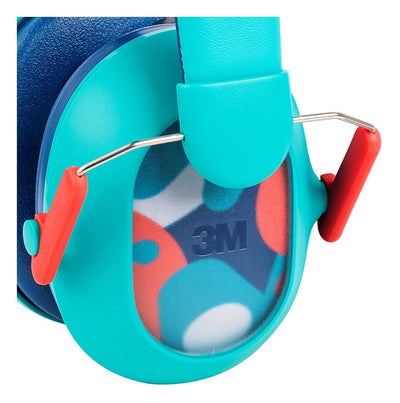 3M Gehörschutz für Kinder PKIDSP-TEAL-E, Ohrenschützer zum Schutz bei lauter Umgebung (87-98 dB), Lä