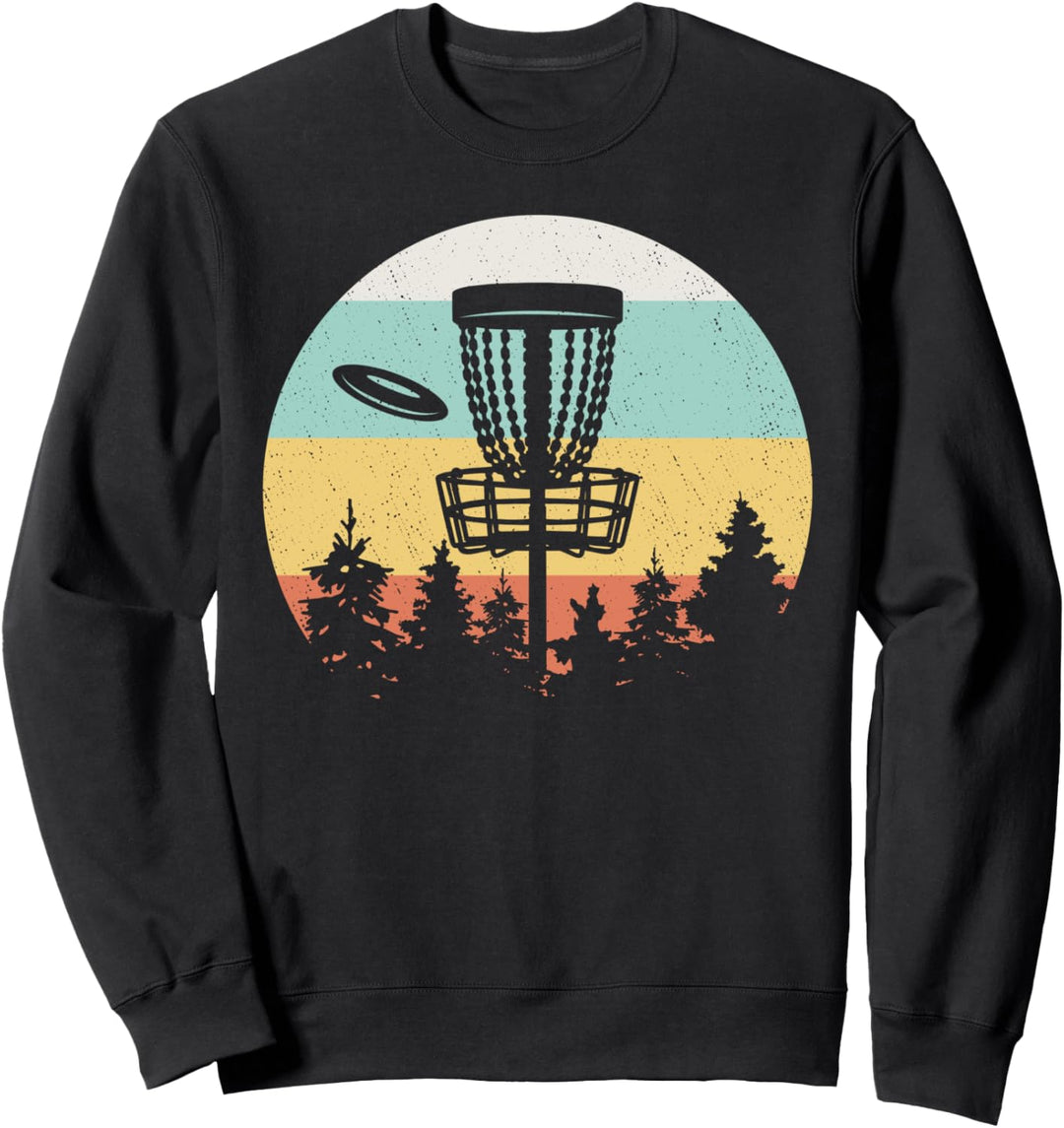 Disc Golf Vintage Retro Discgolfspieler Geschenk Discgolfer Sweatshirt