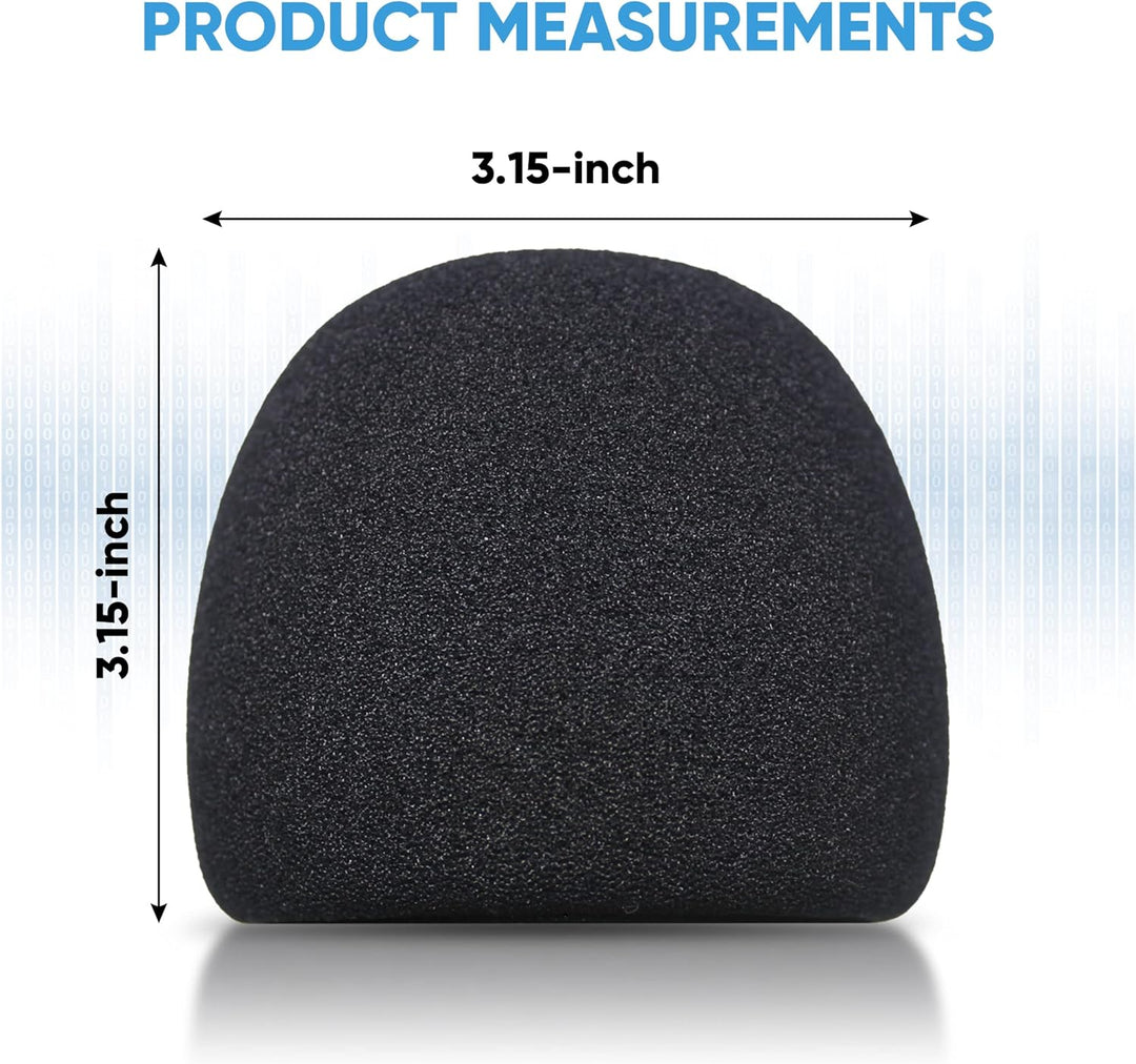 Schaumstoff-Windschutz für Blue Yeti Mikrofon – Pop-Filter aus hochwertigem Schwamm-Material, das un