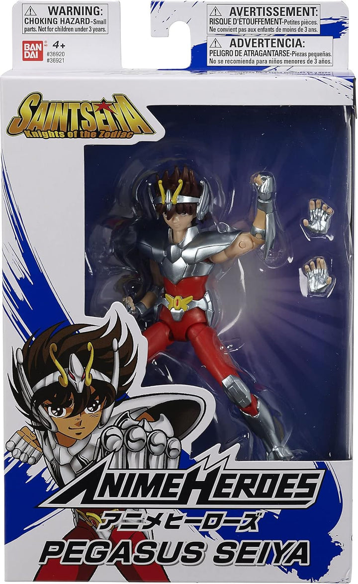 BANDAI Anime Heroes – Saint Seiya, die Krieger des Zodiac – Anime-Heldenfigur17 cm – Seiya der Pegas