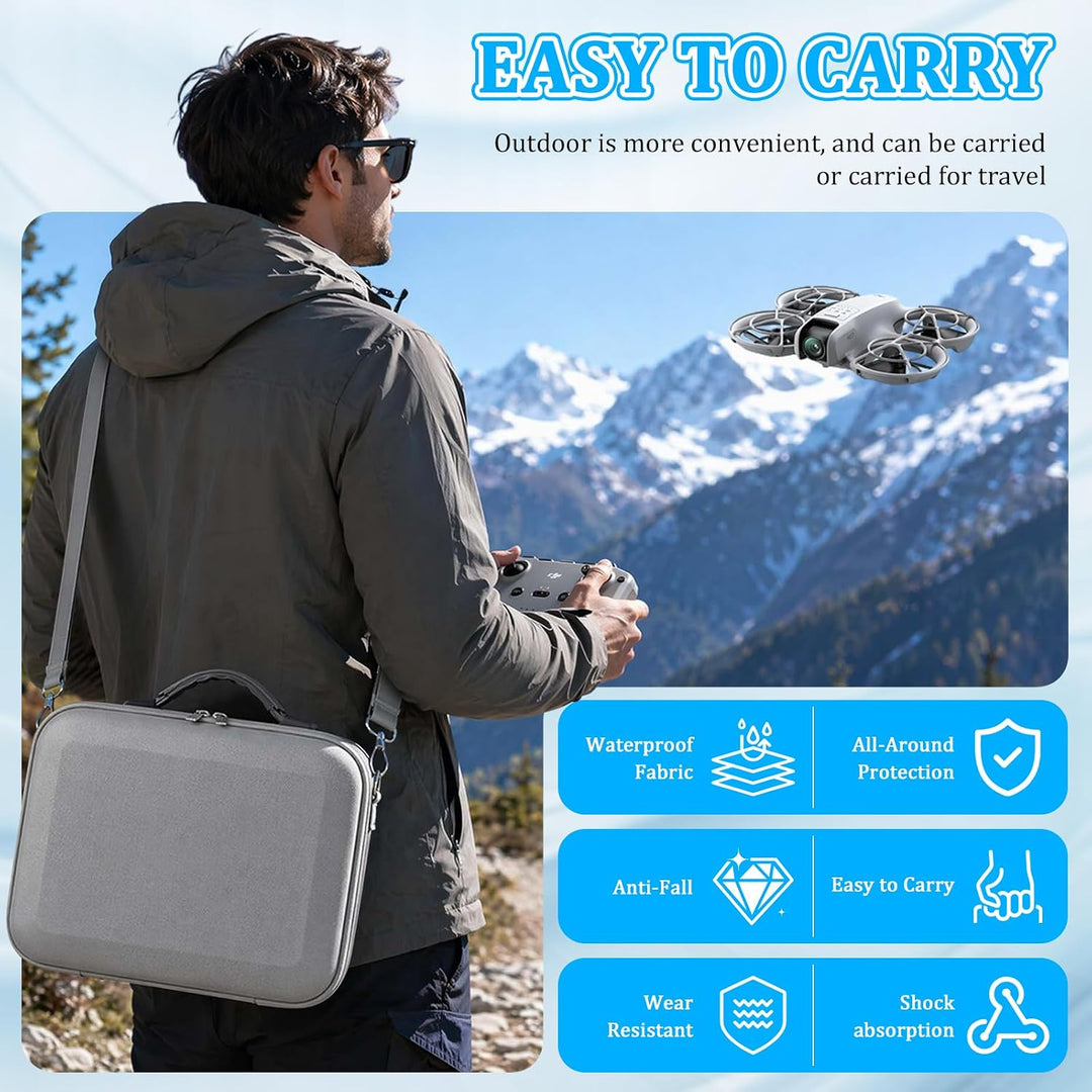 Tasche für DJI Neo 2,Tragetasche Bag für DJI Neo 2 Case,Drohne Tasche Case,Reisetasche für RC-N3 Con