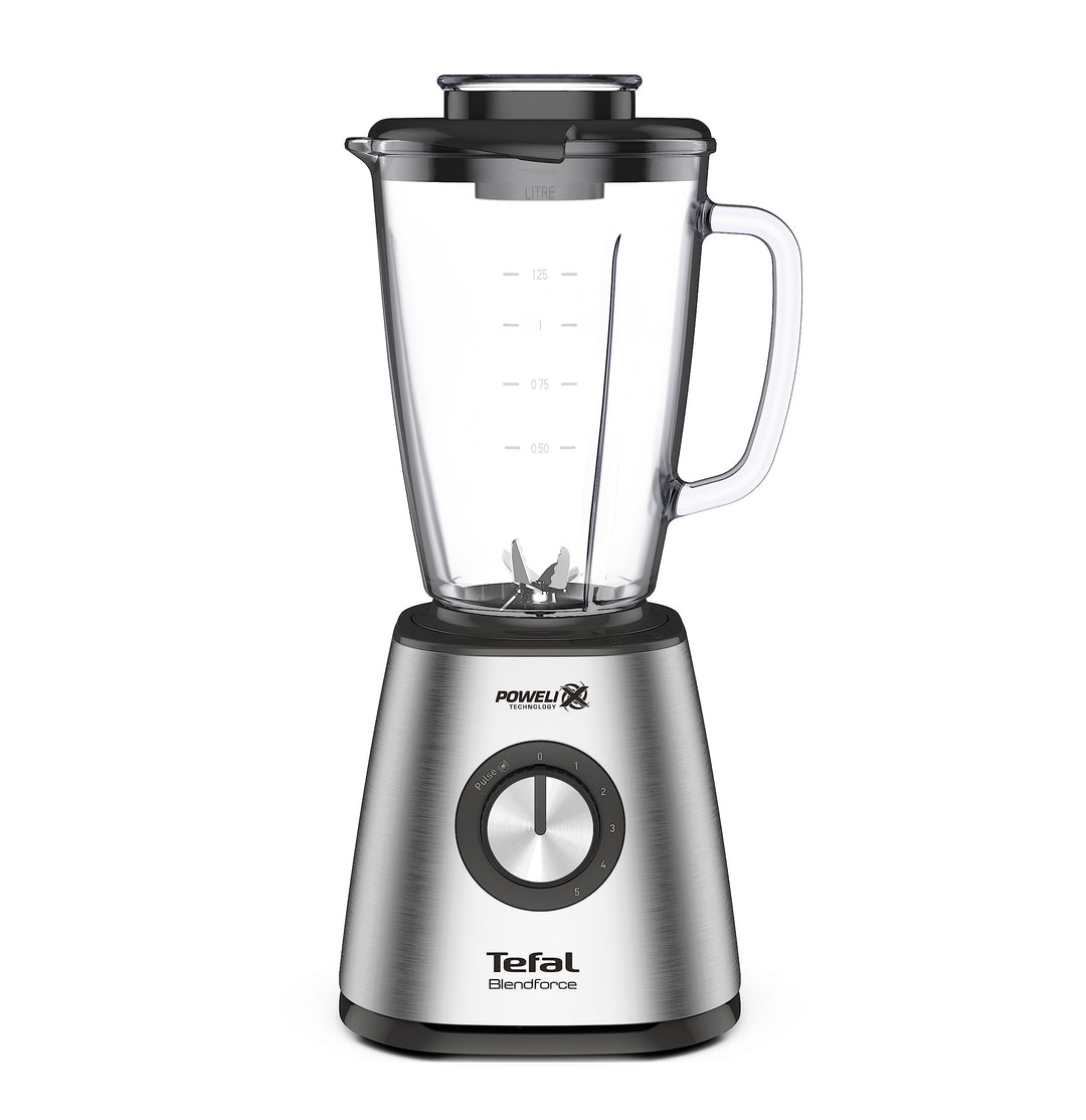 Tefal BL439D Blendforce 2 Standmixer | 800 W | kraftvolles Mixen | 5 Geschwindigkeiten | Pulsfunktio