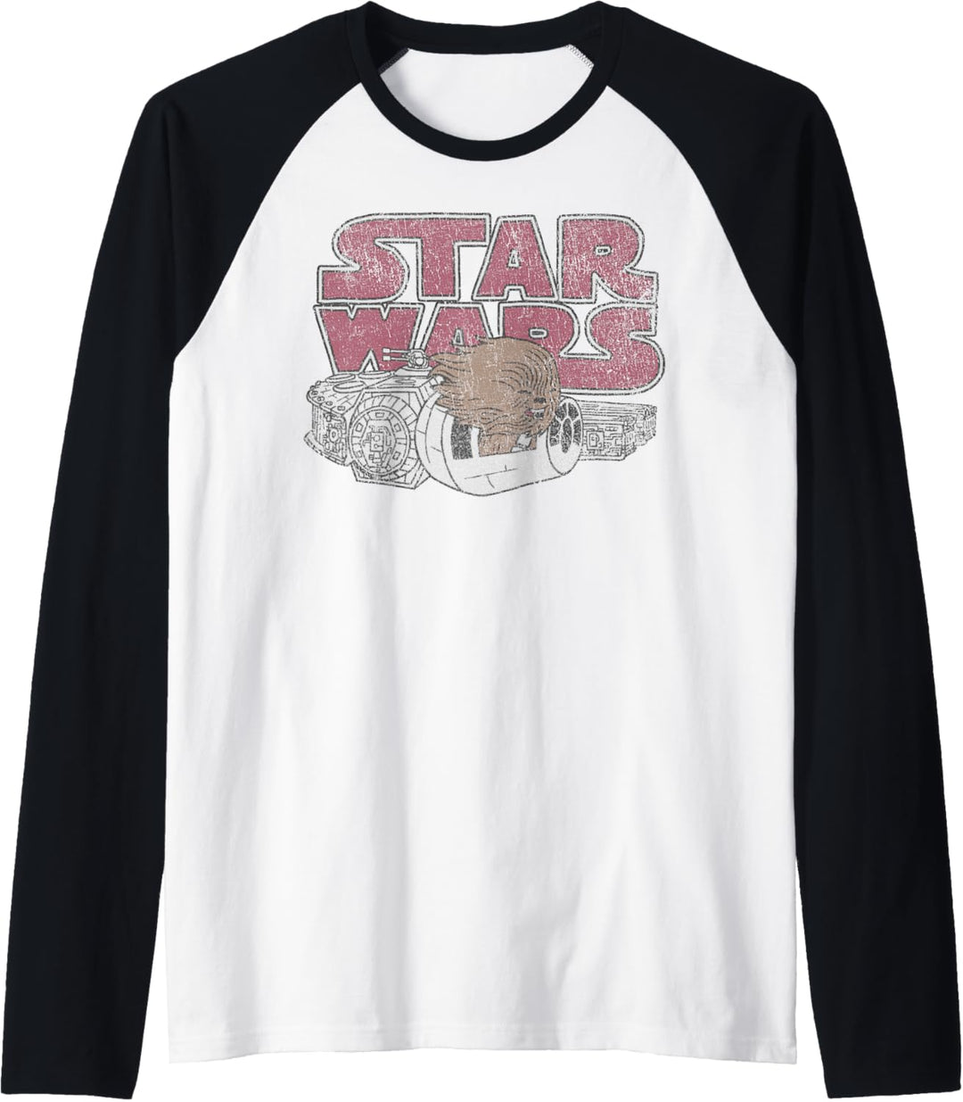 Star Wars Chewbacca Chibi Portrait Raglan