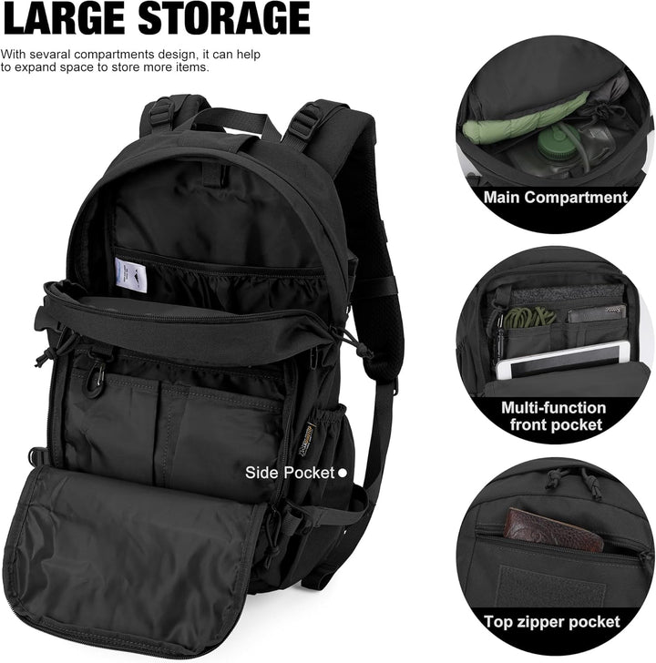 Mardingtop 25L Militär Rucksäcke für Taktischer Fahrrad Wandern Spazieren Klettern Bergsteigen Radfa