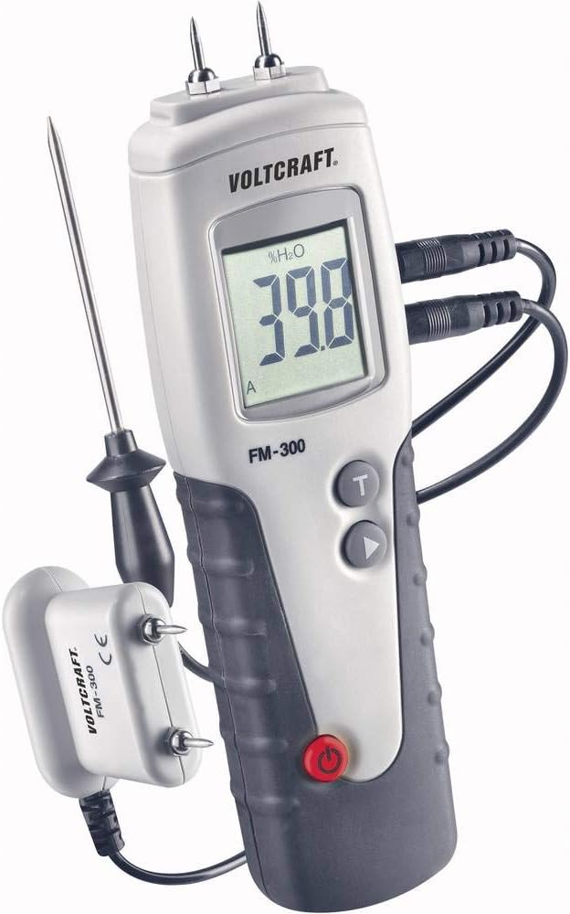 VOLTCRAFT FM-300 Materialfeuchtemessgerät Messbereich Baufeuchtigkeit (Bereich) 6 bis 99% vol Messbe