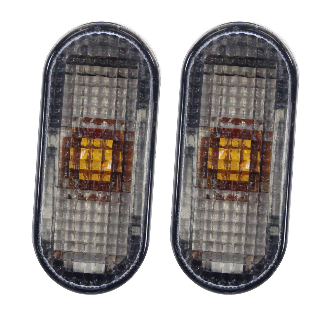 ATEC Germany 2x Blinker seitlich oval rauchgrau ohne Lampenträg ohne Lampenträger