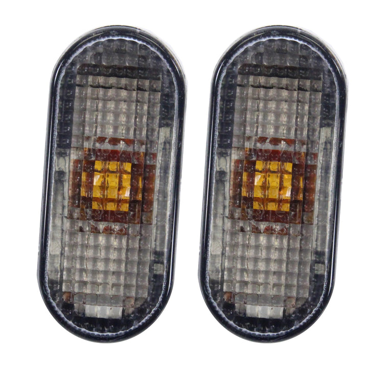 ATEC Germany 2x Blinker seitlich oval rauchgrau ohne Lampenträg ohne Lampenträger