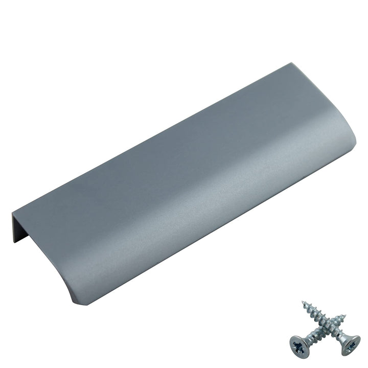 M4TEC Verdeckte Fingerzug-Griffe aus Metall Kantendesign Moderne Küchentürgriffe Schrankzuggriffe Sc