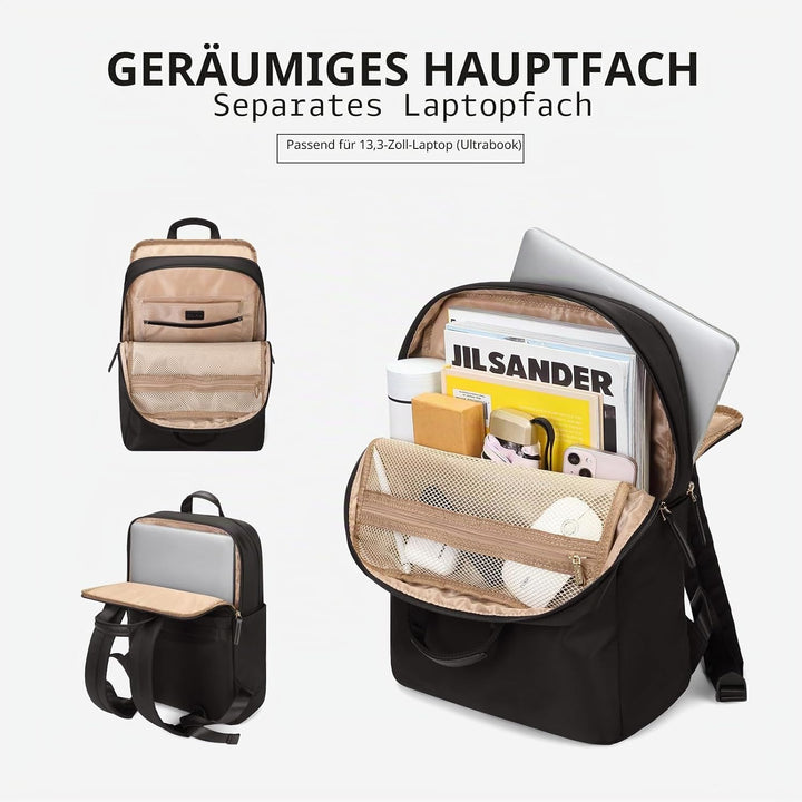 GOLF SUPAGS Rucksack Damen Klein Laptop Rucksack Herren für Laptop 13.3 Zoll Reiserucksack Handgepäc