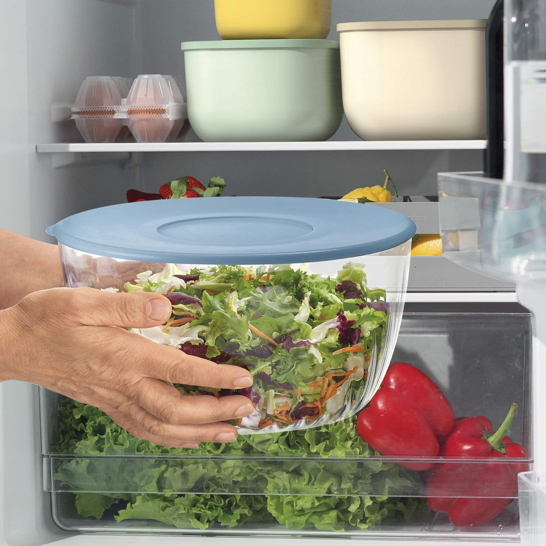 Guzzini - Kitchen Active Design, SPIN&STORE Salatschlüder mit Deckel - Säure Gelb, Ø26 x h19 cm | 40
