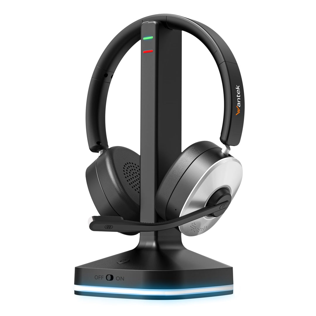 Wantek Bluetooth Headset with Microphone WK-162SBTC-DE, WK-162SBTC-DE