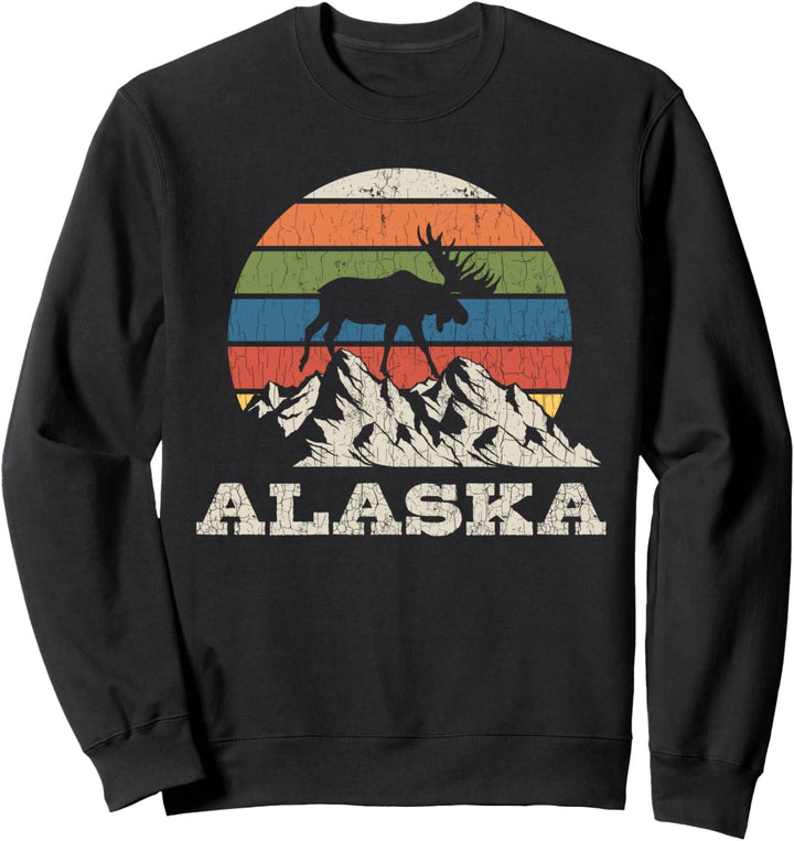 Alaska Berge Lustiges Geschenk Sweatshirt