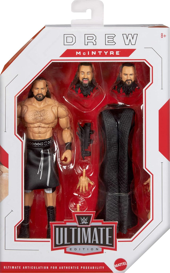 Mattel WWE Ultimate Edition Actionfiguren und Zubehör, 15,2 cm Drew McIntyre Sammelfiguren, austausc