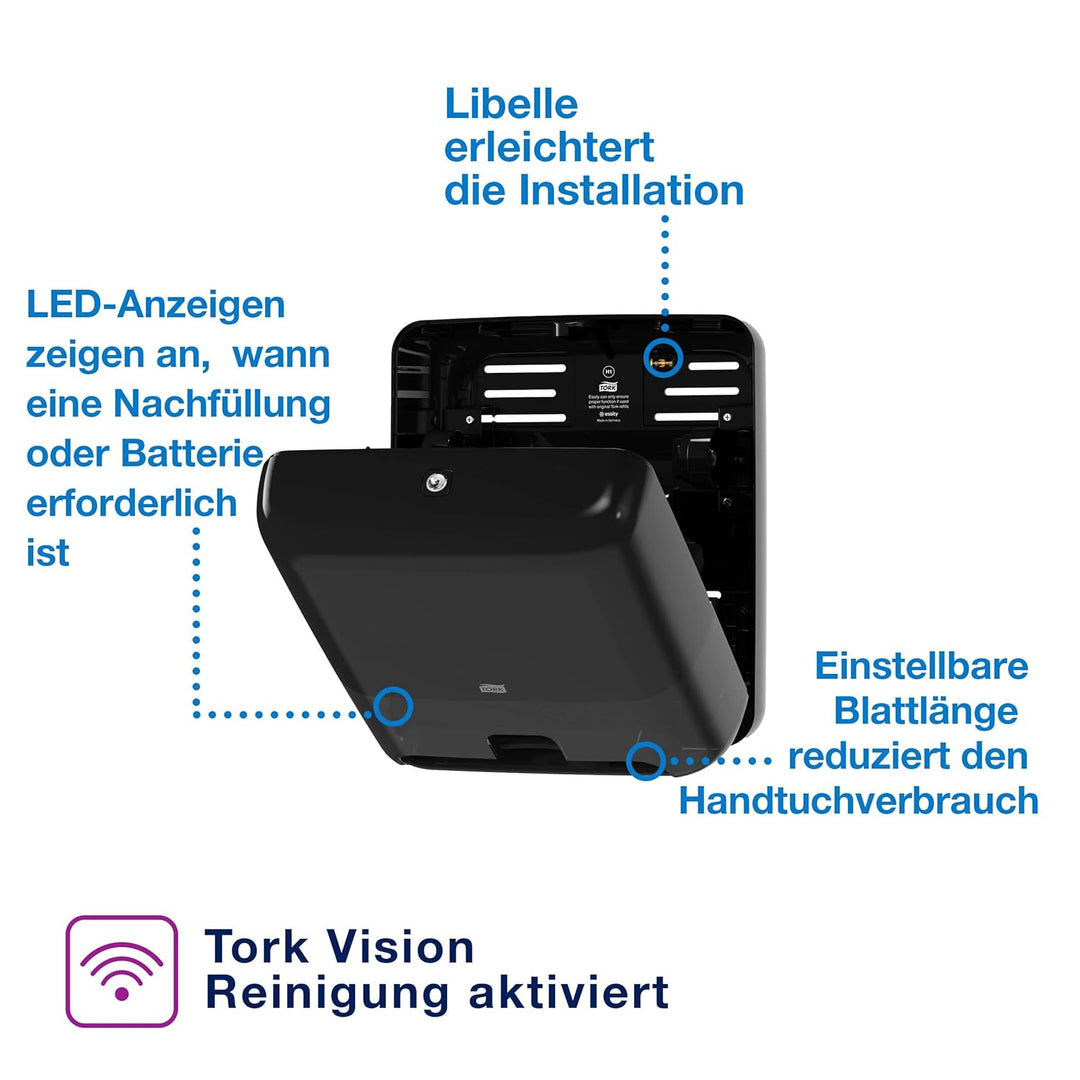 Tork Matic Sensorspender für Rollenhandtücher 551108, Elevation Design - H1 Rollenhandtuch-Spender,