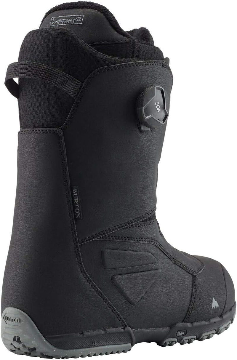 Burton Herren Ruler Boa Black Snowboard Boot 7.5 Schwarz, 7.5 Schwarz