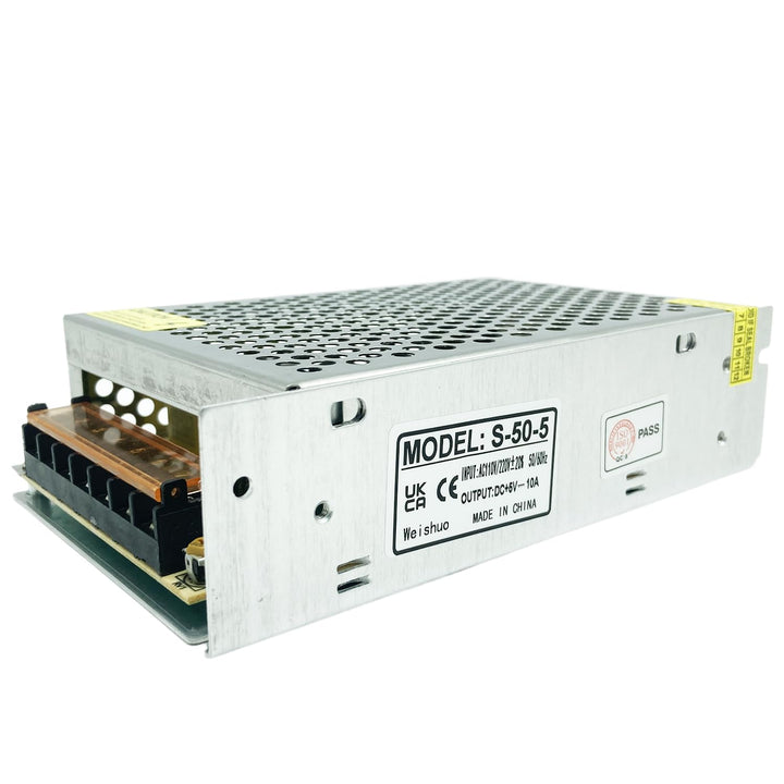 5V 10A 50w Universal Schaltnetzteil geregelter Transformator urzschluss und Überstromschutz AC220V