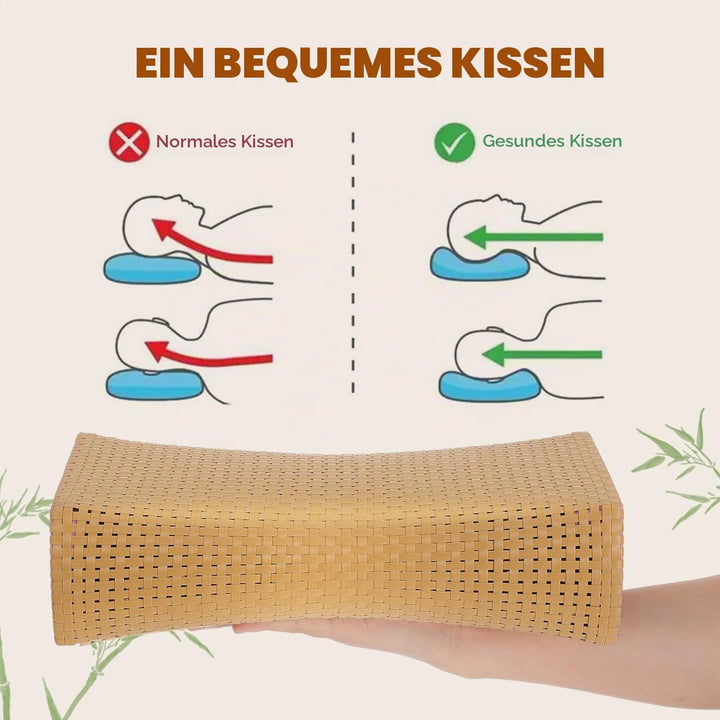 iplusmile Simuliertes Rattan Saunakissen Ergonomisches Nackenstützkissen Für Sauna Dampfbad Wellness