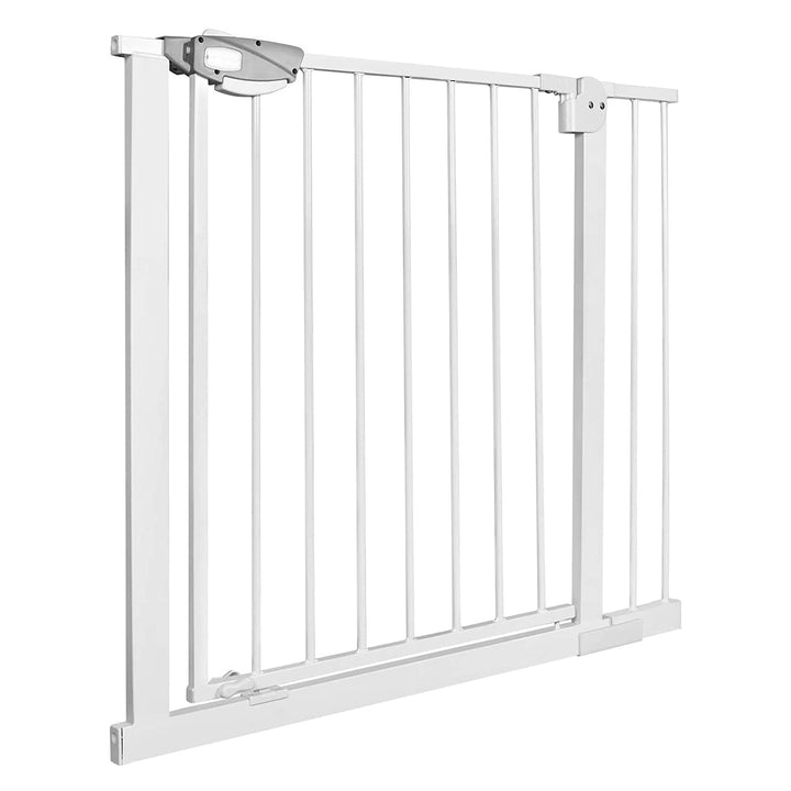 XMTECH Türschutzgitter Ohne Bohren Treppengitter für Kinder 85-95cm breit，Auto-Close Baby Türgitter