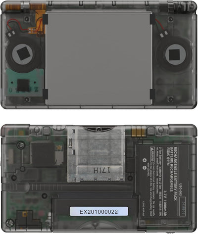 eXtremeRate Ersatz Gehäuse Case für Nintendo DS Lite NDSL, Voll Hülle&Knöpfen&Screen Protector Shell