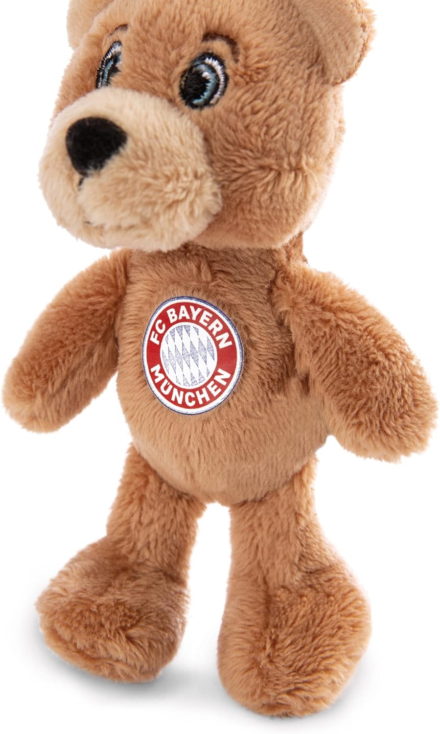 NICI 49071 Schlüsselanhänger FC Bayern Bear Berni 10cm braun aus nachhaltiger Herstellung Berni Schl