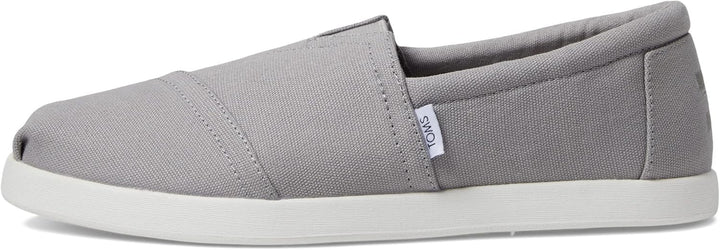 TOMS Herren Alp FWD Flacher Slipper 46 EU Grau Recycelte Baumwollleinwand, 46 EU Grau Recycelte Baum