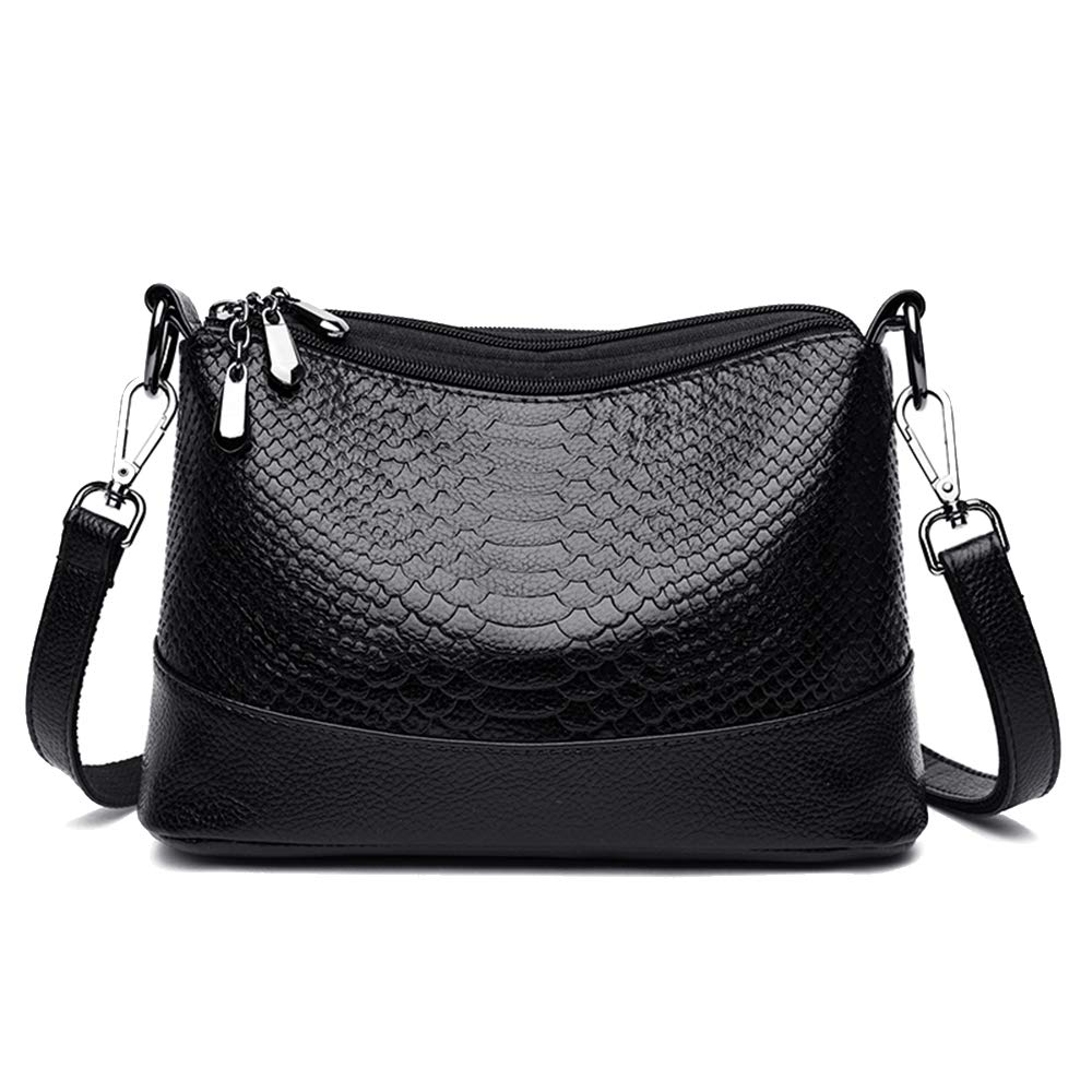 Coolives Damen Umhängetasche aus PU-Leder Kleine Hobo Schultertasche Handtasche Elegant Henkeltasche