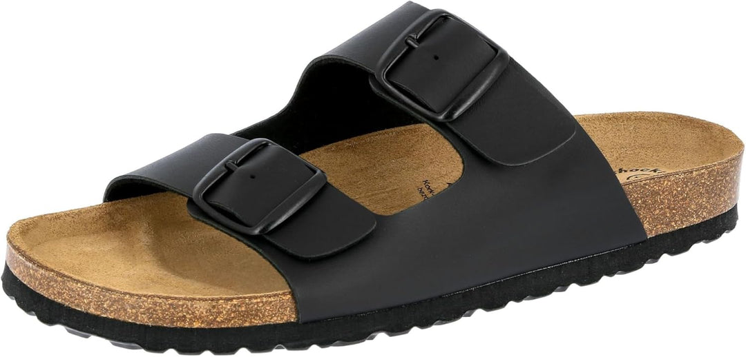 Lico Herren Bioline Man Pantoletten 46 EU Schwarz, 46 EU Schwarz