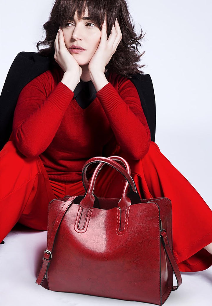 NICOLE&DORIS Mode Damen Handtaschen Umhängetasche Schultertaschen Henkeltaschen Tasche Tote Wasserdi