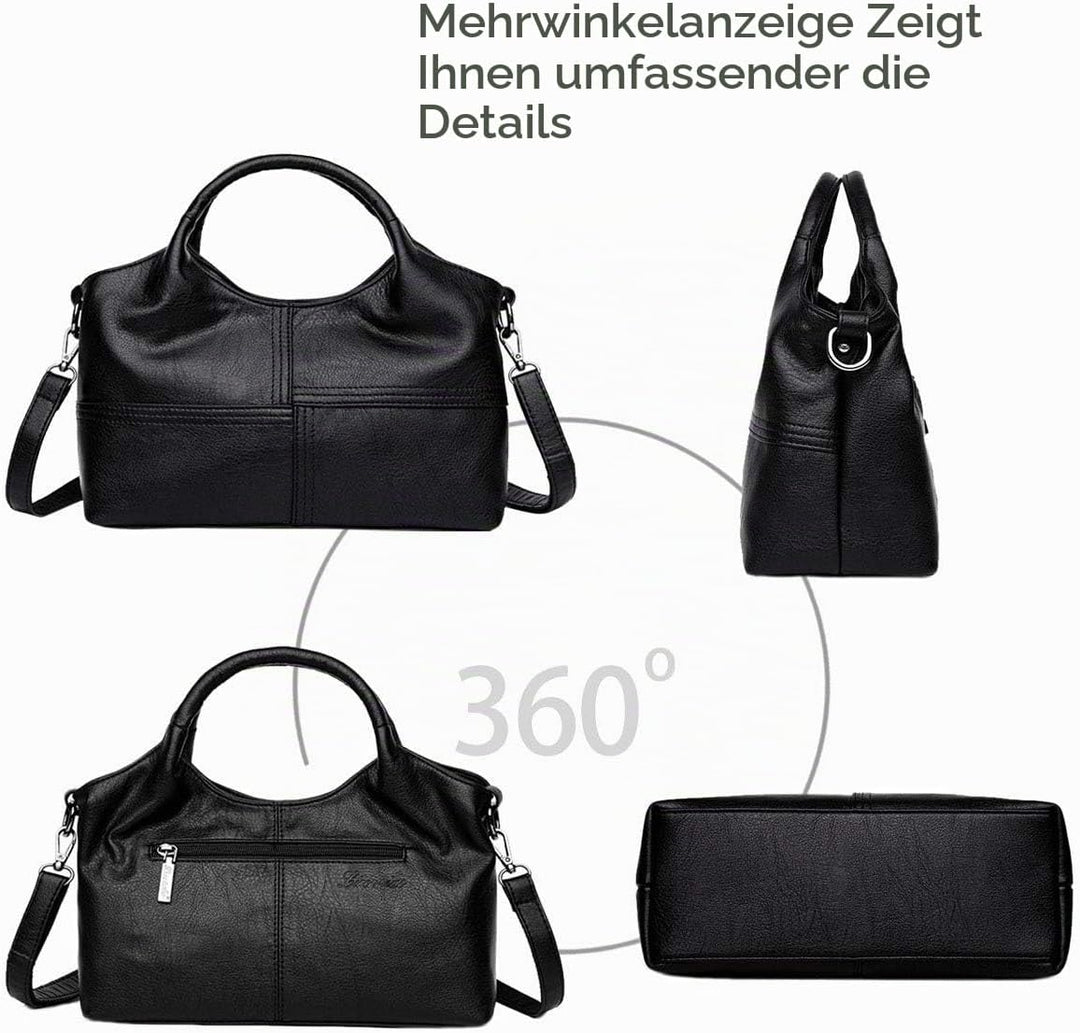 NICOLE &amp; DORIS Damen handtaschen Mode Schultertaschen für Dame Henkeltaschen über der Schulter Umhän
