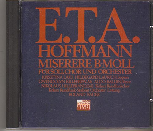 Miserere B-Moll/Kantate, Audio-CD