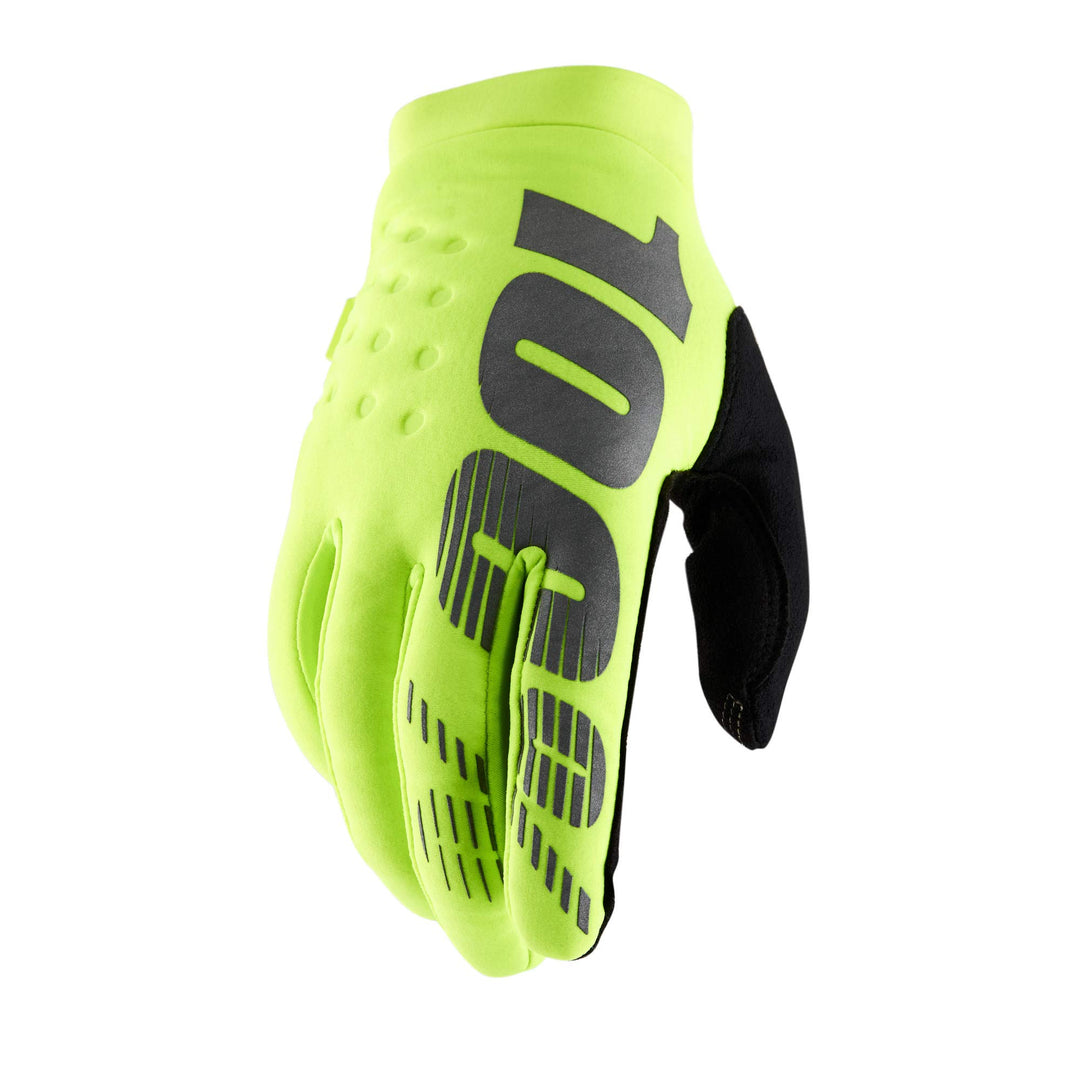 100% Kids Brisker Gloves Gelb S, Gelb S