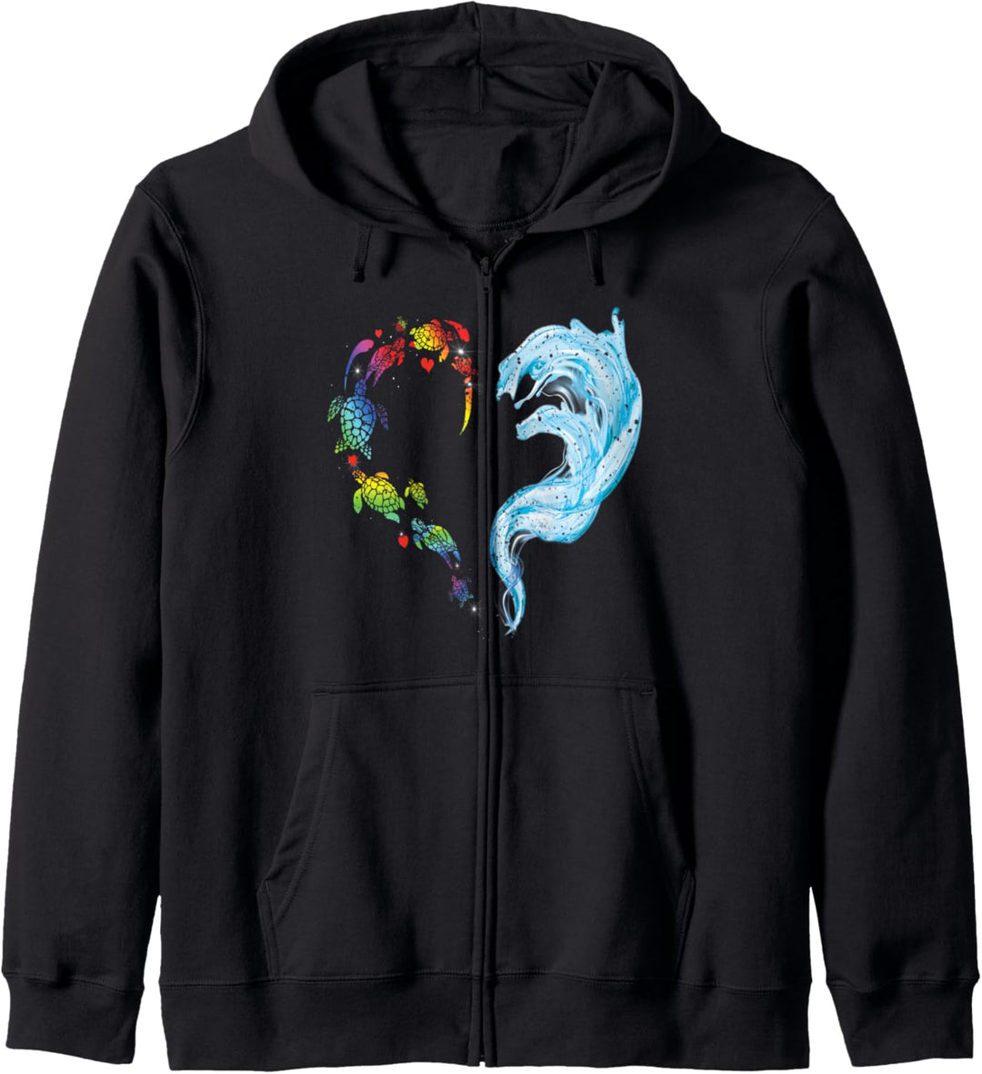 Graphic Hawaiian Sea Turtle Shirts Women Girls Turtle Love Kapuzenjacke