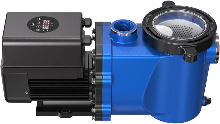 InverEasy DK15 Inverter Pool Filterpumpe – Frequenzgeregelt 30–100%, bis zu 80% Energie sparen, leis