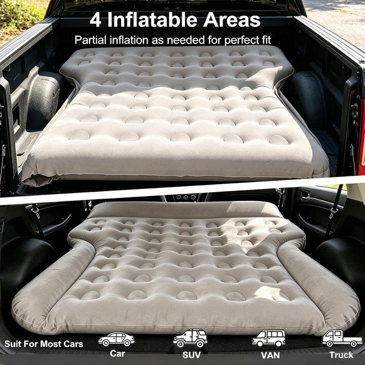Aufblasbare Auto-Luftmatratze, General Motors Reise Autobett mit Kissen, Limousine Camping Auto Reis