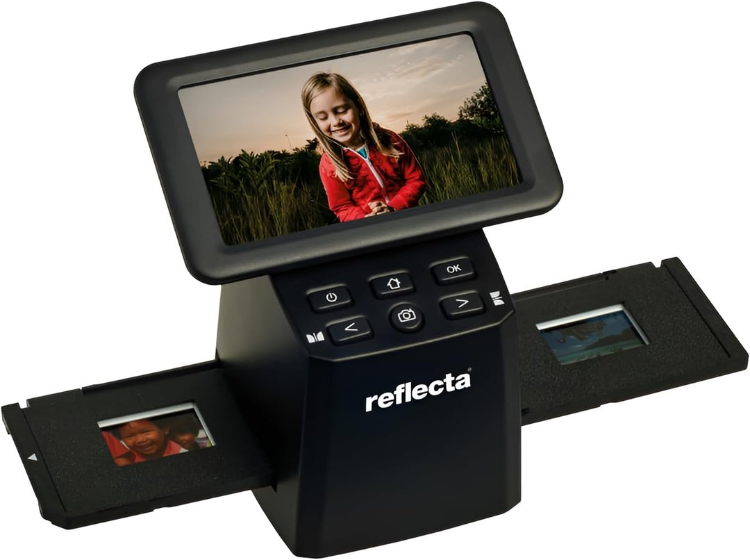 Reflecta x33-Scan - Hochwertiger Diascanner und Negativscanner mit 15,3 MP CMOS-Sensor, 5" IPS-Displ