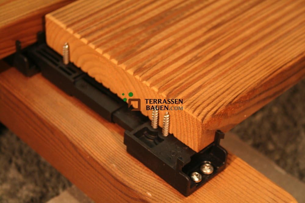 K&R Terracon Clipper für Dielen 120-150mm breit, für alle Dielenstärken, OHNE Schrauben, 50 Stück