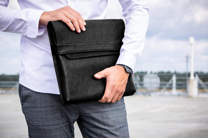 LOGAN & BARNES Laptop Hülle Herren - Elegante Laptop Tasche mit angenehmer Innenpolsterung - schlank