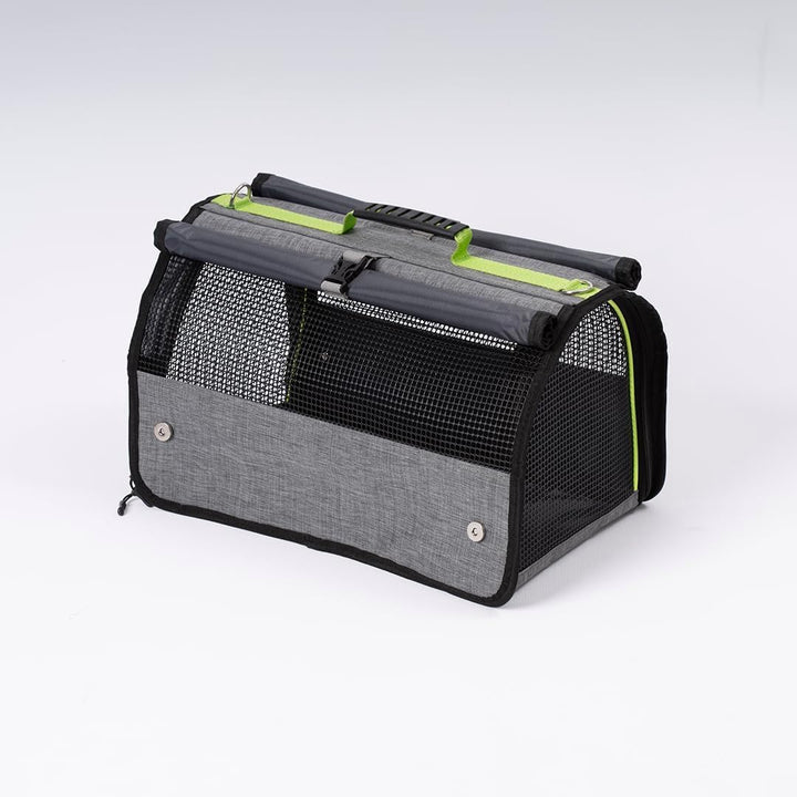 BRAVE PAWS Perdeli Flybag Transporttasche für Katzen und Hunde – Reissfestes Netz, Flugtauglich, Was